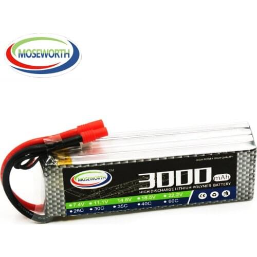 MOSEWORTH RC LiPo Battery 4S 14.8V 3000mah 60C For RC Airplane Helicopter Quadrotor Drone Batteries 4S New Original Rechargeable