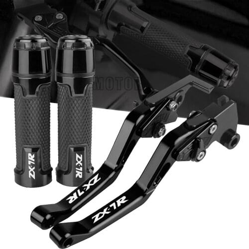 Motorcycle CNC Brake Clutch Levers Handlebar knobs Handle Hand Grips FOR KAWASAKI ZX7R ZX7RR 1989-2003 2002 2001 2000 1999 1998