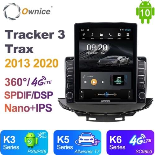 Nano Vertical Ownice Android 10.0 Car Radio 2din for Chevrolet Tracker 3 Trax 2013 2020 Car Auto Audio Video System Unit SPDIF
