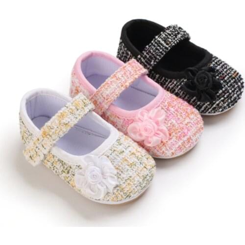 Autumn 0-18M Newborn Baby Girl Princess Shoes Infant Soft Sole Mary Jane Flats With Cute Toddler Footwear First Walkers