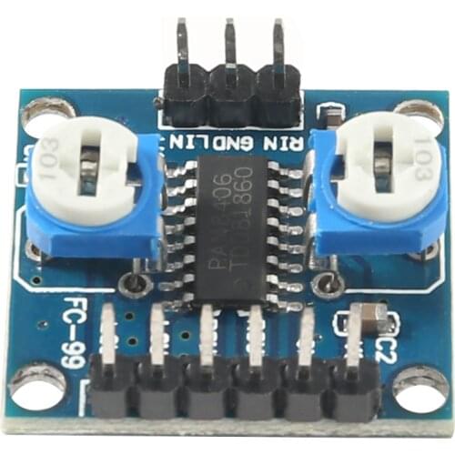 PAM8406 Digital Amplifier Board With Volume Potentiometer 5Wx2 Stereo