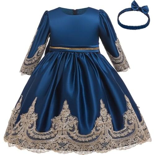 Teenagers Girl Casual Dress Elegant Kids Dresses For Girls Children Clothes Flower Princess Dress Wedding Evening Party Dress