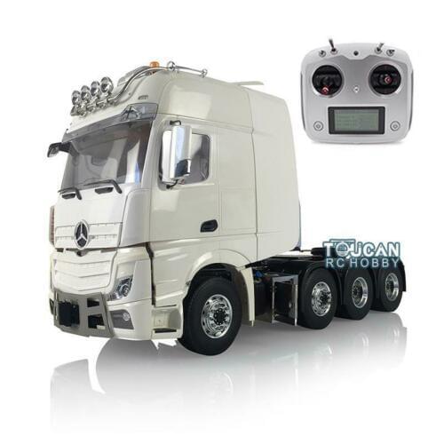 1/14 LESU Metal Chassis RC Truck For DIY Benz Hercules Cabin Air Conditioner Radio Sound THZH0703-SMT2