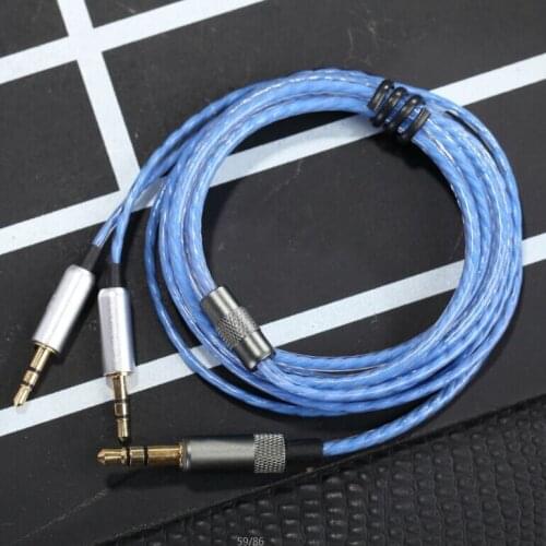 Blue replacement cord cable wire for Sol Republic Master Tracks HD V8 V10 V12 X3 series headphones