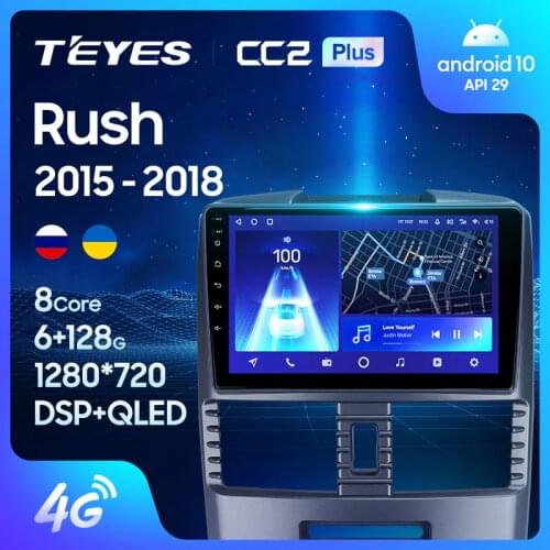 TEYES CC2L CC2 Plus For Toyota Rush 2015 - 2018 Right hand driver Car Radio Multimedia Video Player Navigation GPS Android No 2din 2 din dvd