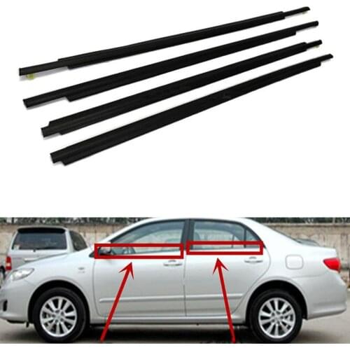 For Toyota Prius 2004-2009 Car Window Weatherstrips Seal Protection Exterior Molding Styling