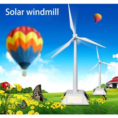HIINST Solar Windmill Rotating Fan Model Puzzle Diy Assembled Environmental Gift Solar Novelty Toys Early Learning Gift&TOYS