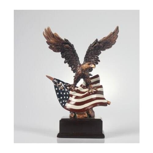 Grand vision USA Eagle Ornament Creative home wine cabinet statue art office Abstract animal decoration