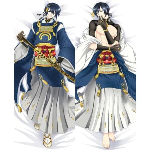 Japan Anime Games Touken Ranbu Online Characters Mikazuki Munechika otaku Dakimakura throw pillow cover hugging Body pillowcase