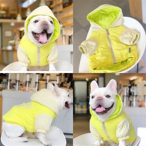 French Bulldog Clothes Winter Pug Coat Jacket Poodle Schnauzer Corgi Shiba Inu Dog Clothing Frenchies Dog Outfit Pet Costume
