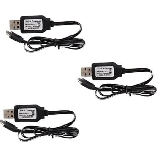 3PCS SG706 USB Charger Cable for SG706 SG-706 RC Drone Quadcopter Battery Charger Accessory
