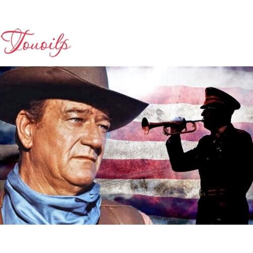 5D DIY spuare&round Diamond Embroidery, Pet customization John Wayne Diamond Painting,Cross Stitch,3D,Diamond Mosaic,Christmas