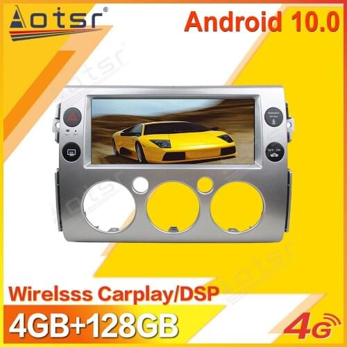 Android Car Multimedia Stereo Player For TOYOTA FJ Cruiser 2007 -2018 Tape Radio Recorder Auto GPS Navi Head Unit No 2Din 2 Din