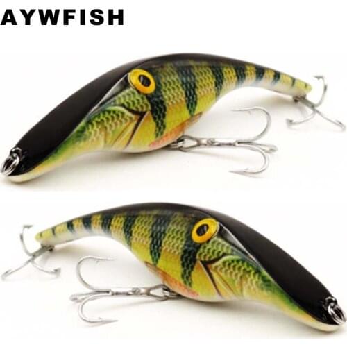 AYWFISH Jerkbait 140mm 43g Factory Wholesale Price Tackle Bait Hard Plastic Sinking Jerk Lure For Musky Pike Fishing