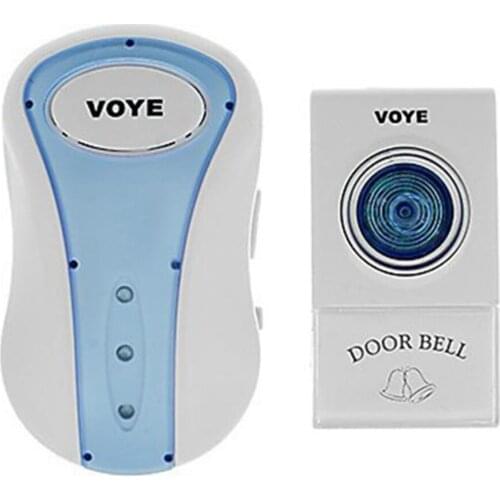 Wireless Remote Control Digital Doorbell Wall Charger Door Ring Chime with Led Indicator AC110-220V 38 Tune