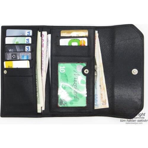 Genuine Leather Wallet | İsme Special Wallet | 18,5x10 | TM 980-4 Gift Wallet