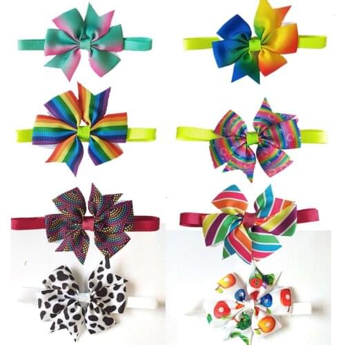 50pcs Handmade Adjustable Dog Cat Bow Tie Neck Tie Pet Neckties Bowties Cat Puppy Dog Bow Ties Pet Grooming Supplies