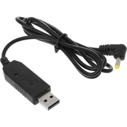 LX9A USB Charger Cable with Indicator Light for High Capacity UV-5R Extend Battery BF-UVB3 Plus Batetery Ham Walkie