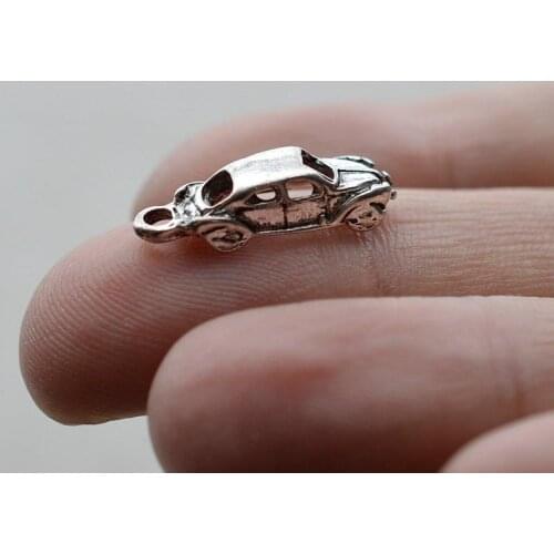 30pcs Dazzling Small Automobile Pendants, Diy Handmade Necklace Earring Aesthetic Accessories,Charms Findings For Jewelry Making