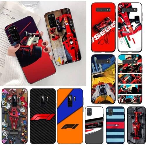 YJZFDYRM Formula 1 F1 Soft Phone Cover for Samsung S20 plus Ultra S6 S7 edge S8 S9 plus S10 5G lite 2020