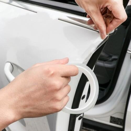 Car Anti Collision Side Door Edge Guard Sticker Accessories For Ford Focus 2 Fiesta Mondeo MK4 Transit Fusion Kuga Ranger Musta