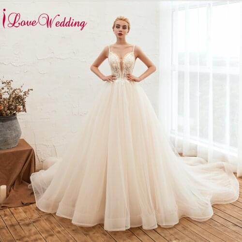 New Arrival Wedding Dresses Sexy V Neck Lace Applique Beaded Custom made A Line Boho Beach Wedding Gown