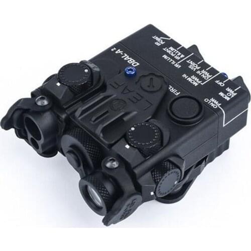 New Hunting Laser Sight Airsoft DBAL-A2 Mini Weapon Rifle Tactical PEQ Green IR Laser Led White Light Illuminator Battery Box
