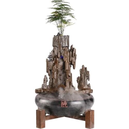 Flowing Water Ornaments Company Shop Gifts Lucky Gift Office Desk Surface Panel Creative Furnishings home decoration