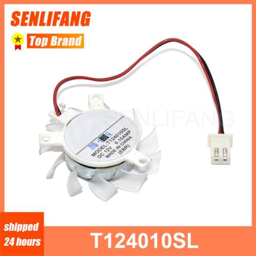 Genuine new for T124010SL r124010sl 37mm 23x29x29mm 12V 0.10A 2Pin For Gigabyte GT210 Card Cooler Cooling Fan