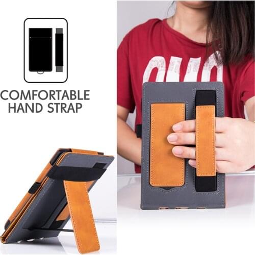 Handheld Case for 7.8" Pocketbook 740 Inkpad 3 Pro (PB740-2) EBooks - Premium PU Leather Stand Shell Cover with Auto Sleep/Wake