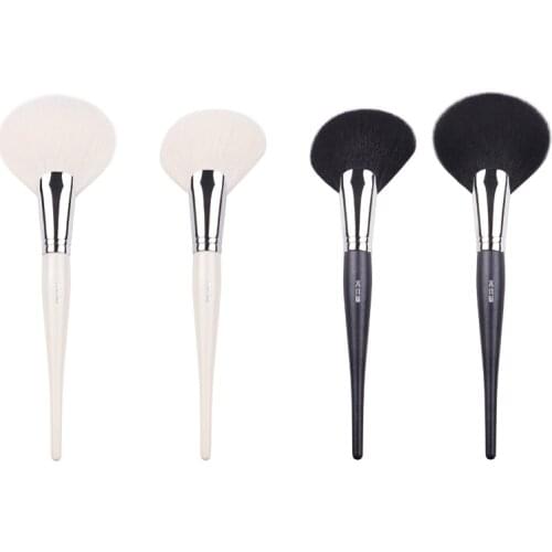 My Destiny The Professional Fan Powder / Contour brush - made of the finest goat hair - Beauty Makeup Brush Blending Tool