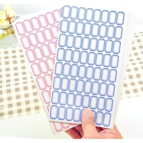 10PC Handwritten Self-adhesive Label Paper Label Sticker Mouth Take Paper Price Sticker Self-adhesive Sticker Classification