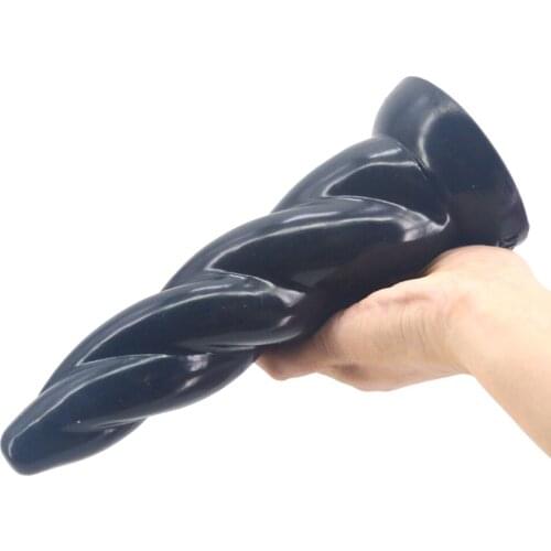 Silicone Anal Plug Spiral Dildo With Suction Cup New Sex Toys Couple Masturbate Anus Massage Anal Sex Products Shop