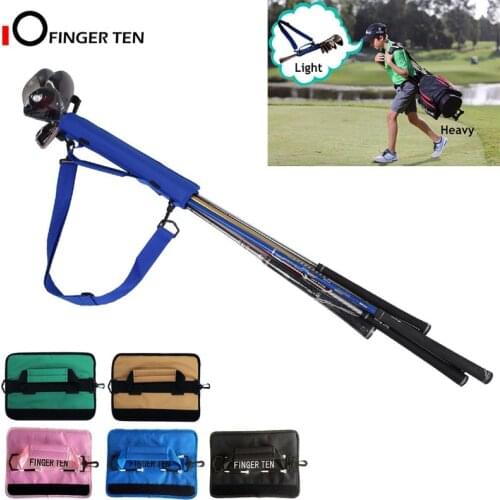 Lightweight Mini Golf Club Bag Driving Range Carrier Course Training Case Black Blue Pink for Men Women Kids