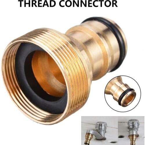 Universal Kitchen Tap Connector Mixer Hose Adapter Pipe Brass Thread Linking Faucet Converter Tap Connect