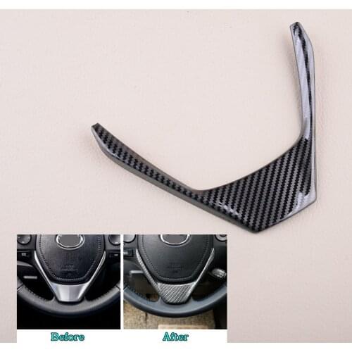 High Quality Car Steering Wheel Frame Cover Trim Stainless Steel Fit For Toyota Corolla 2014 2015 2016 2017 2018 Styling