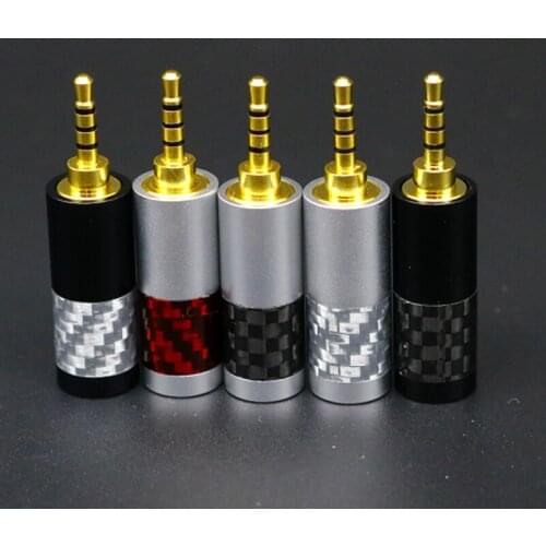 1pc Connector 4mm Speaker plugs Copper gold plated conectores y terminales Jack match with binding post