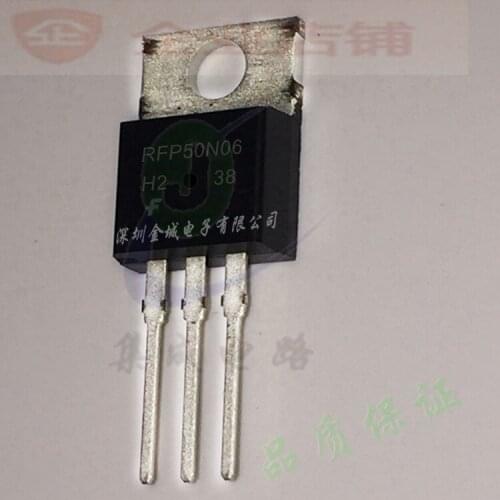100% New&original RFP50N06 TO220 N-CH MOS 50N06