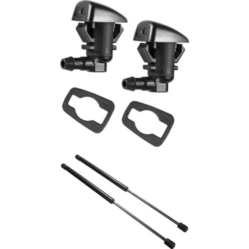 2 Set Car Accessories: 1 Set Car Windshield Washer Water Spray Jet & 1 Set Car Rear Tailgate Boot Gas Struts Lift Bar