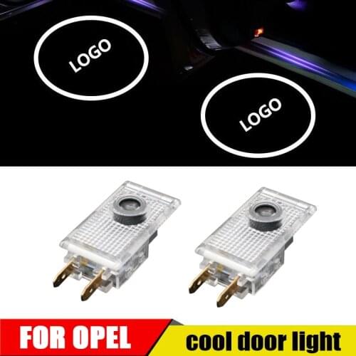 2 PCs Car Welcome light LED door light laser projector low reflection light for Opel Insignia A B 2009- opel lights