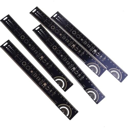 25cm Multifunctional PCB Ruler Measuring Tool Resistor Capacitor Chip IC SMD Diode Transistor Package Electronic Stock