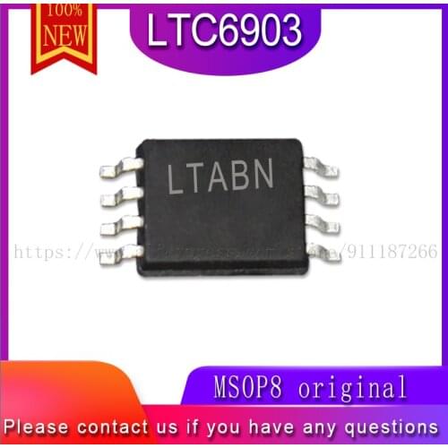 5Pcs/lot 100% New LTC6903 LTC6903CMS8 MSOP-8 LTABN
