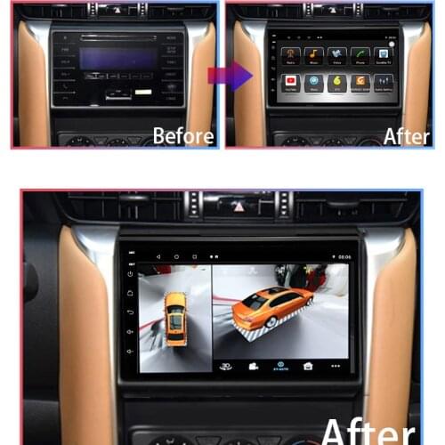 For TOYOTA Fortuner AN150 160 SW4 2015~2021 Car Multimedia GPS Radio Navigation NAVI Player Integrated CarPlay 360 BirdView 3D