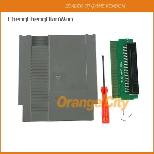 ChengChengDianWan For Famicom FC 60 Pin to NES 72 Pin FC NES With Cartridge shell case Screws and Screwdriver 5sets/lot