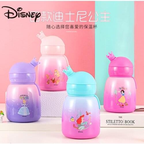 Disney Childrens Cartoon Mini Thermos Cup Girls Small Korean Water Cup 316 Stainless Steel Thermos Pot 300ml thermal mug