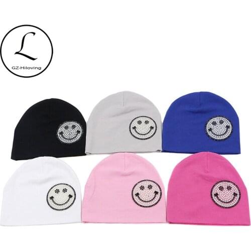 GZHilovingL Soft 100% Cotton Smile Carton Hat For Newborn Baby Kids Autumn 2018 newborn Boy Girls Enfant Photography Hat Bonnet