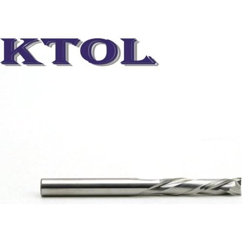 Up & Down 5x22MM Two Flutes End Mill Tool Solid Carbide Cutters for CNC Lathe 5pcs Milling Cutter Knife Router Bit Woodwork