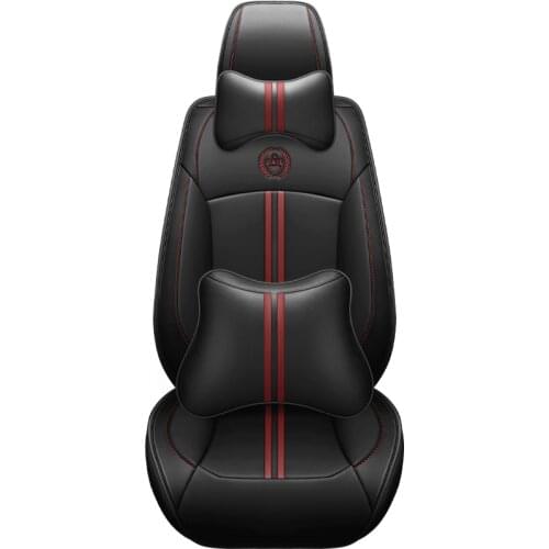 Leather Black Car seat covers For dodge journey caliber challenger ram 1500 durango nitro accessories