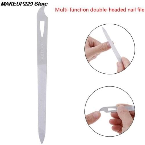 Stronge Nail File Metal Lime A Ongle Limas Para Manicura Professionel Pilnik Do Paznokci Lima Nagel Vijl Quita Esmalte Gel Rasp