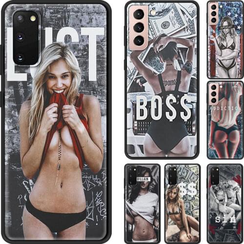 Seduction Thug Sexy Gangsta Girl Sexy Ass Cover phone TPU Soft Case For Samsung Galaxy S8 S9 S20 FE S21 Plus Ultra S10E Coque